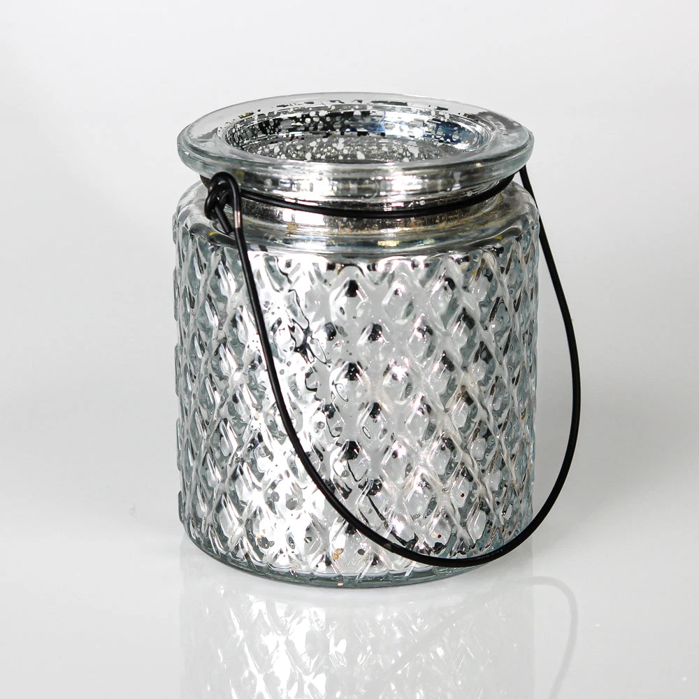 Eastland Hanging Mercury Patterned Holder 3.5" Set Of 12 3 Eastland Hanging Mercury Patterned Holder 3.5" Set Of 12