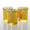 Richland Amber Gold Mercury Votive Holders Set Of 12 -Candle Decorations 1146 8142