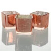 Richland Rose Gold Mercury Square Votive Holder Set Of 72