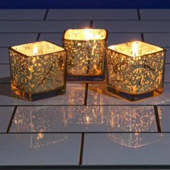 Richland Metallic Gold Mercury Square Votive Holder Set Of 72 -Candle Decorations 1158 8128 f77d2ffd 2bc8 47eb bb87 698461b74515
