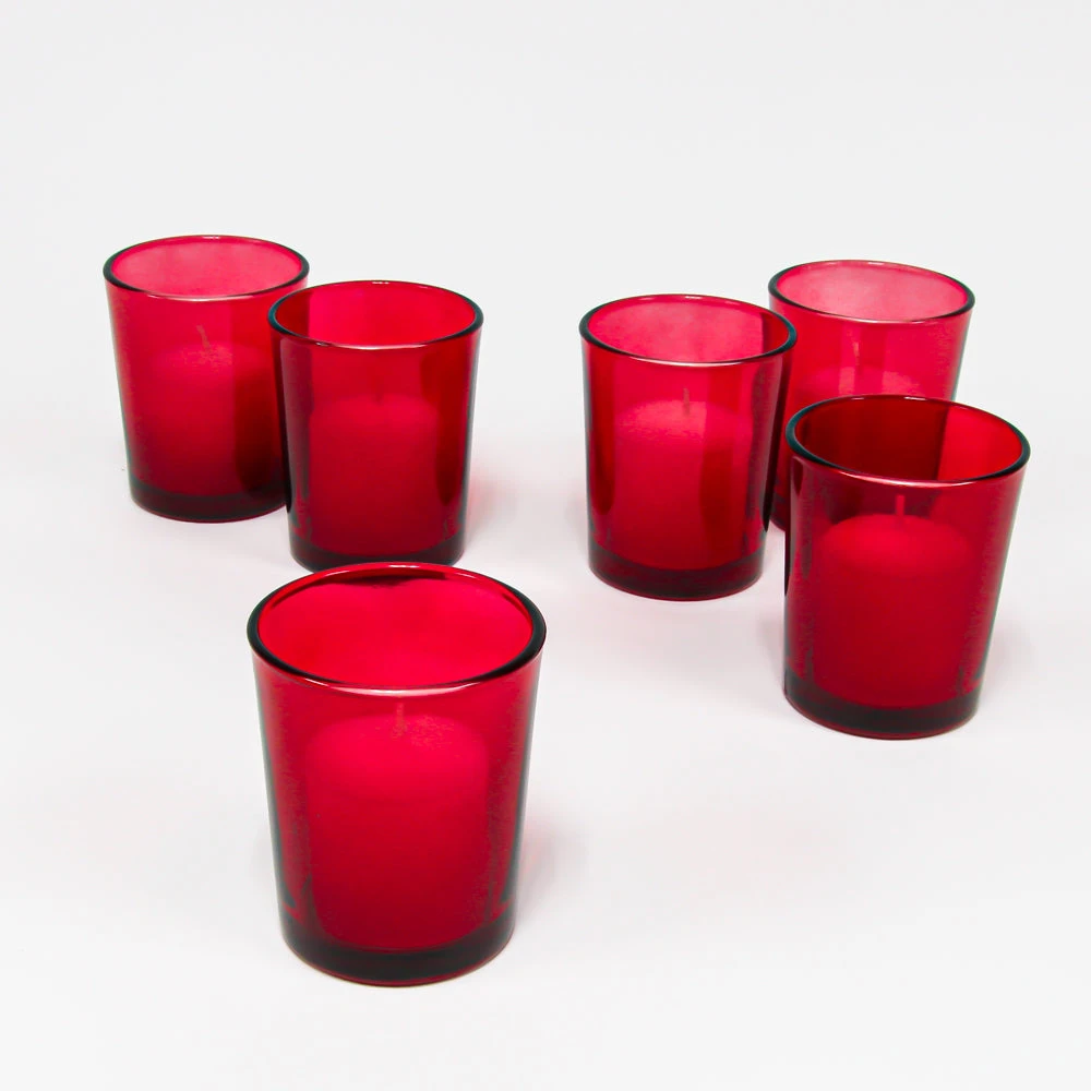 Richland Votive Candles & Eastland Colored Votive Holders Set Of 12 4 Richland Votive Candles & Eastland Colored Votive Holders Set Of 12 - Image 2