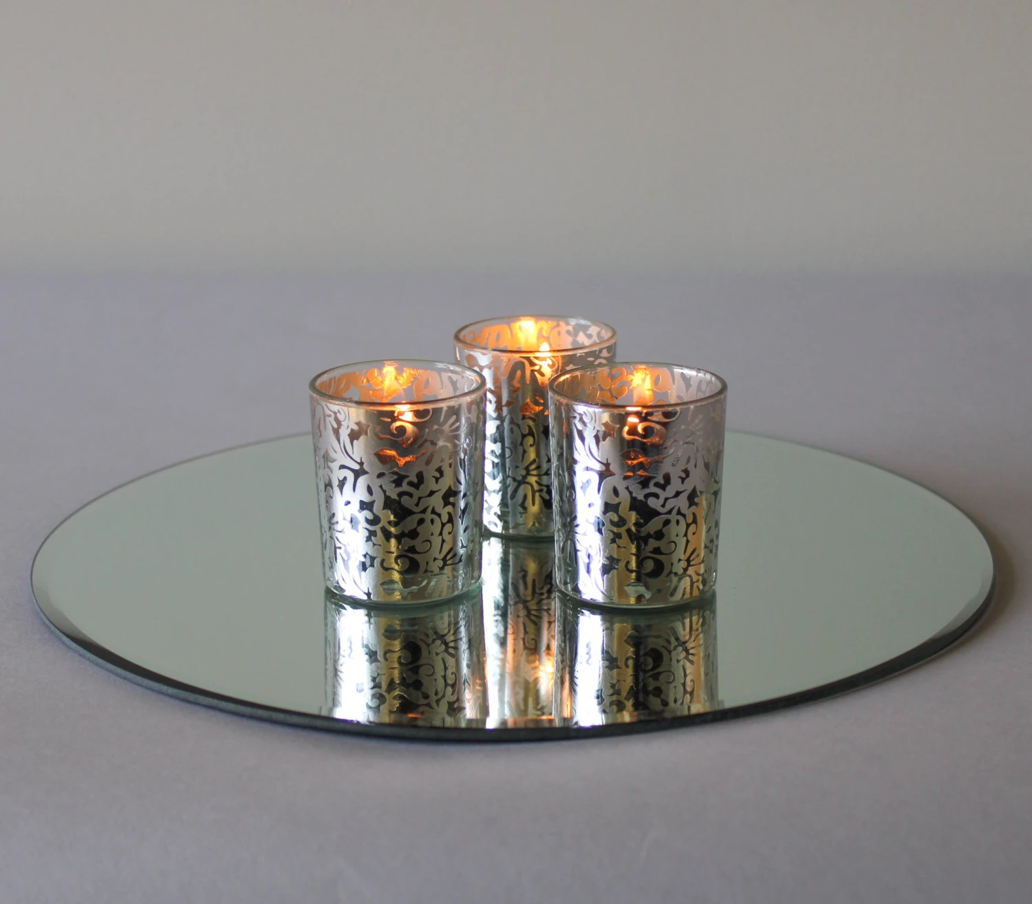 Richland Silver Lace Votive Holder Set Of 72 4 Richland Silver Lace Votive Holder Set Of 72 - Image 2
