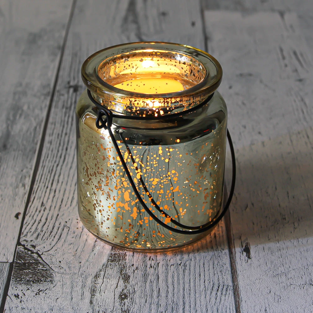 Richland Hanging Holder Mercury Metallic Gold Set Of 12 4 Richland Hanging Holder Mercury Metallic Gold Set Of 12 - Image 2