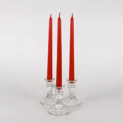 Richland Taper Candles 10" Red Set Of 50