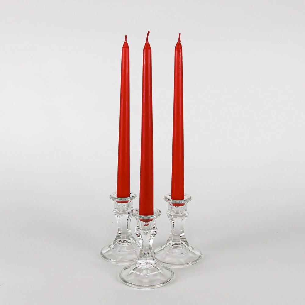 Richland Taper Candles 10" Red Set Of 50 3 Richland Taper Candles 10" Red Set Of 50