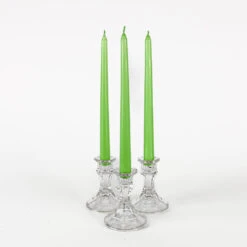 Richland Taper Candles 10" Green Set Of 50