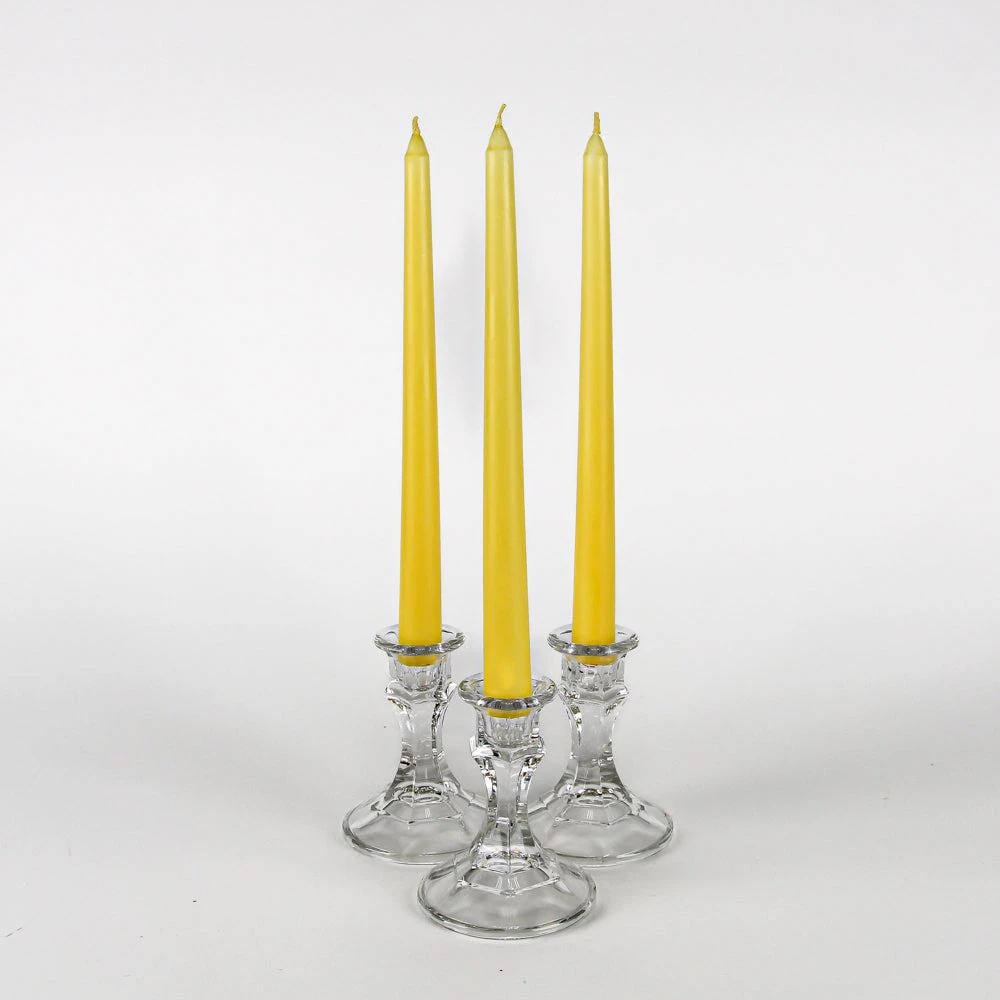 Richland Taper Candles 10" Yellow Set Of 50 3 Richland Taper Candles 10" Yellow Set Of 50