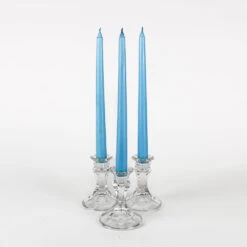 Richland Taper Candles 10" Light Blue Set Of 50