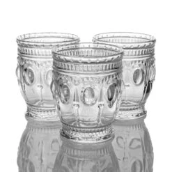 Richland Vintage Charm Candle Holder Clear Set Of 6
