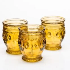 Richland Vintage Charm Candle Holder Amber Set Of 6