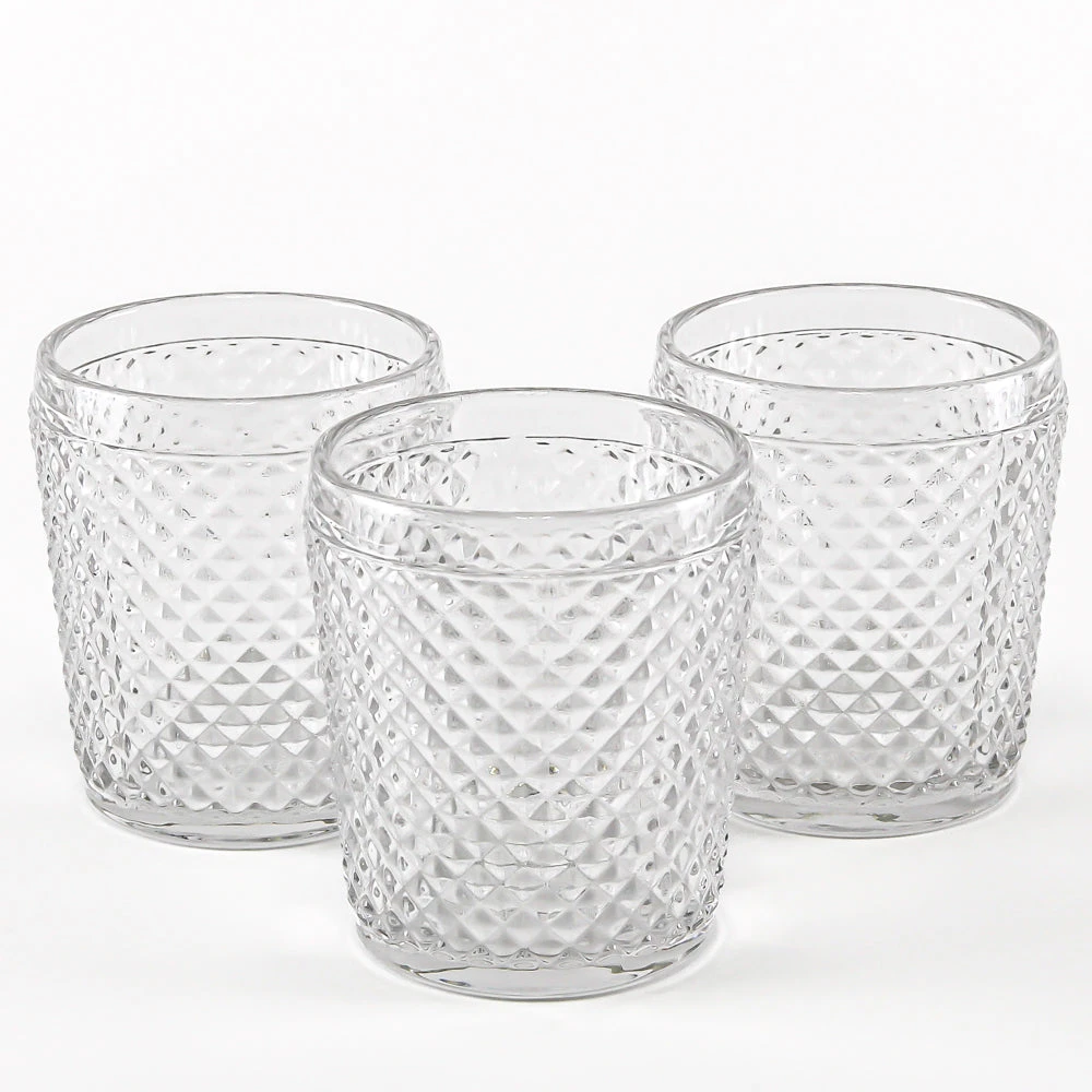 Richland Diamond Candle Holder Clear Set Of 48 3 Richland Diamond Candle Holder Clear Set Of 48