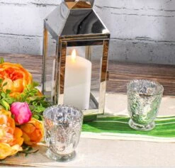 Richland Holder Royal Mercury Petite Silver Set Of 12 -Candle Decorations 1459 762c8418 81b8 4723 9ce2 a7e717f00e6d