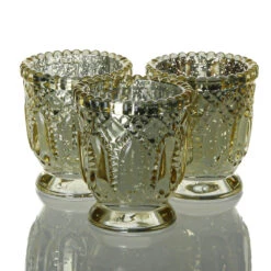 Richland Holder Royal Mercury Petite Metallic Gold Set Of 48