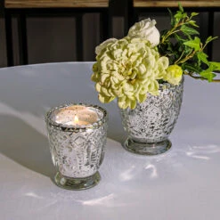 Richland Holder Royal Mercury Grande Silver Set Of 36 10 Richland Holder Royal Mercury Grande Silver Set Of 36 -Candle Decorations 1462 7747