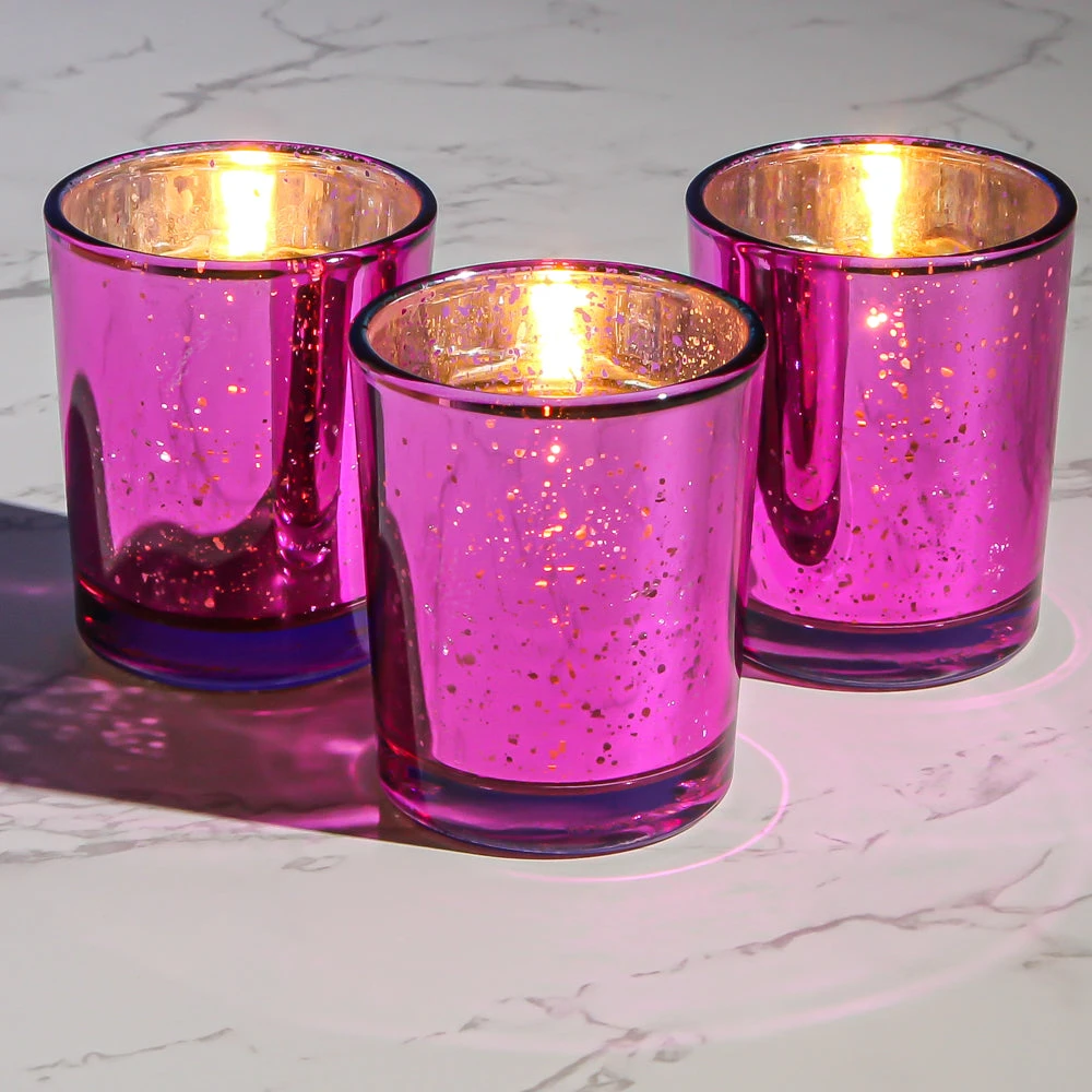 Richland Votive Holders Pink Mercury Set Of 72 4 Richland Votive Holders Pink Mercury Set Of 72 - Image 2
