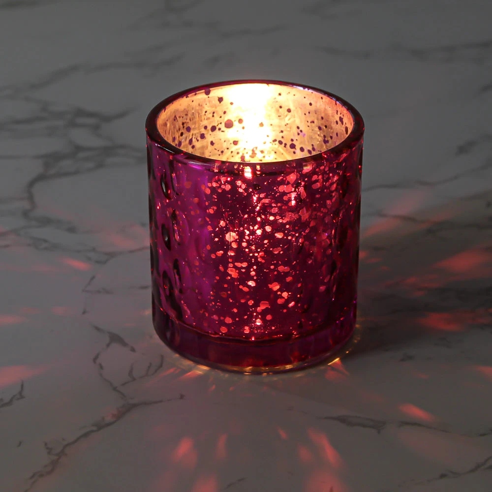 Richland Votive Holder Pinched Pink Mercury Set Of 48 6 Richland Votive Holder Pinched Pink Mercury Set Of 48 - Image 4