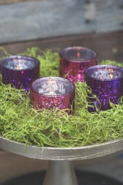 Richland Votive Holder Pinched Pink Mercury Set Of 48 11 Richland Votive Holder Pinched Pink Mercury Set Of 48 -Candle Decorations 1564a 1