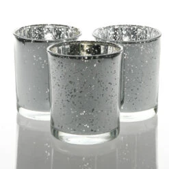 Richland Votive Holder Grande Silver Mercury Set Of 72
