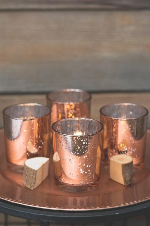 Richland Votive Holder Grande Rose Gold Mercury Set Of 72 4 Richland Votive Holder Grande Rose Gold Mercury Set Of 72 - Image 2