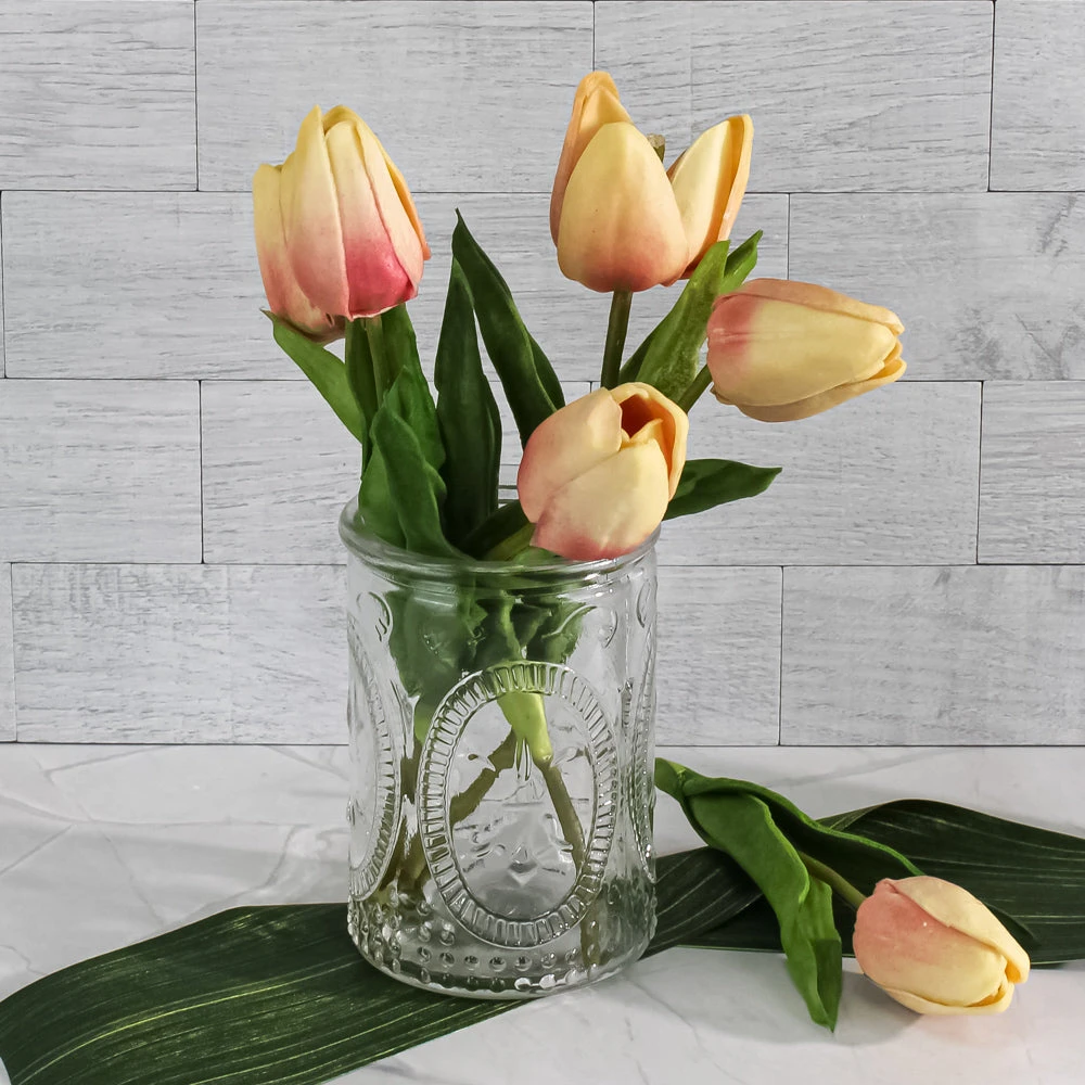 Richland Candle Holder Textured Glass Tall Set Of 12 4 Richland Candle Holder Textured Glass Tall Set Of 12 - Image 2