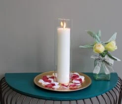 Richland Glass Chimney Candle Shade 4" X 14" Set Of 12 -Candle Decorations 32307 1738