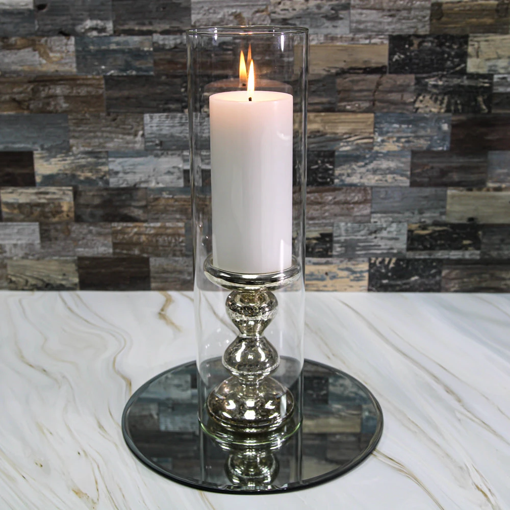 Richland Glass Chimney Candle Shade 4" X 14" 4 Richland Glass Chimney Candle Shade 4" X 14" - Image 2
