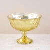 Gold Mercury Glass Compote 7" X 5.25" 1 Gold Mercury Glass Compote 7" X 5.25" -Candle Decorations 37b8e0a4 a94e 425f 991d ad7808fb52f3