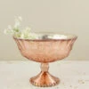 Mercury Glass Compote Rose Gold 7" X 5.25" -Candle Decorations 567a1a9a 185a 41e0 9bc1 37517754795b