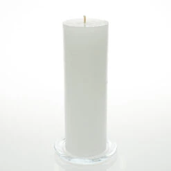 Richland Rustic Pillar Candle 3"x 9" White Set Of 24