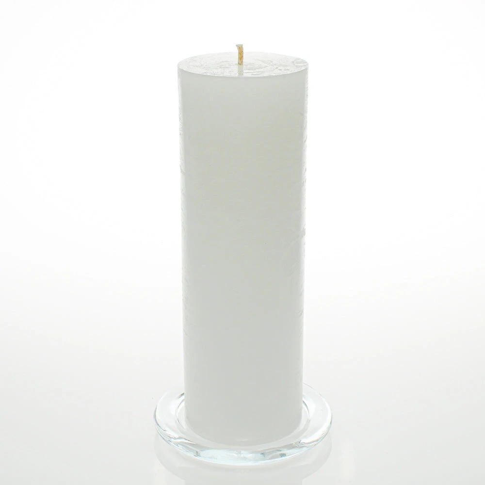 Richland Rustic Pillar Candle 3"x 9" White Set Of 24 3 Richland Rustic Pillar Candle 3"x 9" White Set Of 24