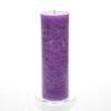 Richland Rustic Pillar Candle 3"x 9" Lavender Set Of 12 -Candle Decorations 6715 01 892c4580 ce13 474d 8a43 d8f57bb8cca2