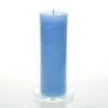 Richland Rustic Pillar Candle 3"x 9" Light Blue Set Of 12