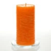 Richland Rustic Pillar Candle 3"x 6" Orange Set Of 24