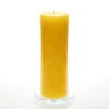 Richland Rustic Pillar Candle 3"x 9" Yellow Set Of 12 -Candle Decorations 6736 2450 8de9682a 9ad3 4b5f a265 d5717bd7b904