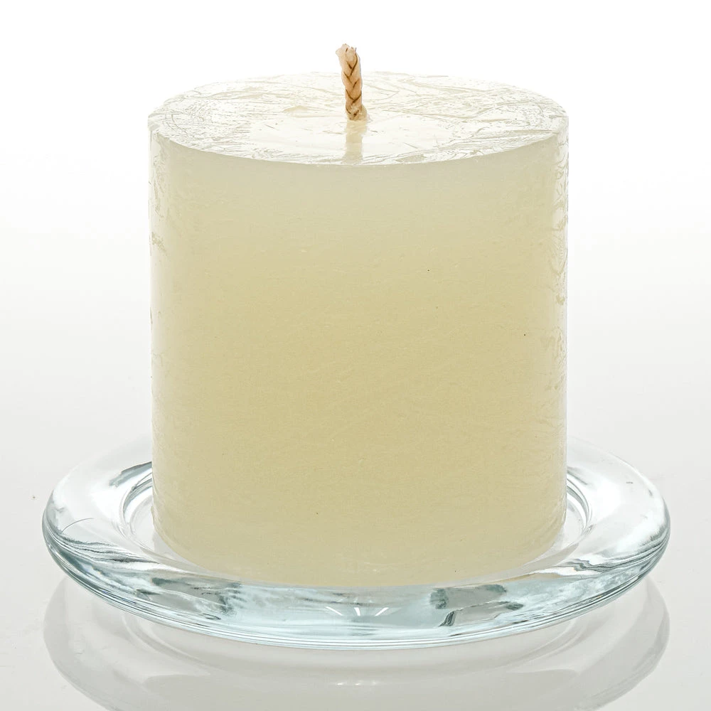 Richland Rustic Pillar Candle 3"x 3" Light Ivory Set Of 24 3 Richland Rustic Pillar Candle 3"x 3" Light Ivory Set Of 24
