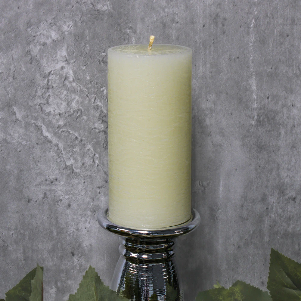 Richland Rustic Pillar Candle 3"x 6" Light Ivory Set Of 12 5 Richland Rustic Pillar Candle 3"x 6" Light Ivory Set Of 12 - Image 3