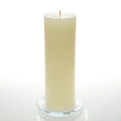Richland Rustic Pillar Candle 3"x 9" Light Ivory Set Of 6