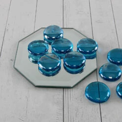 Eastland Octagon Mirror Coaster 5" Set Of 12 -Candle Decorations 7063 7167