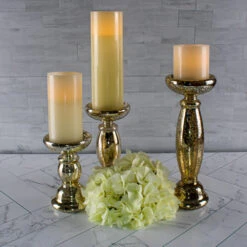Richland Flameless LED Pillar Candles 3"x6" Ivory Set Of 6 -Candle Decorations 7123 7126 7129 4904 2 bf76486a 2e16 40f3 ab48 fdc84768111e
