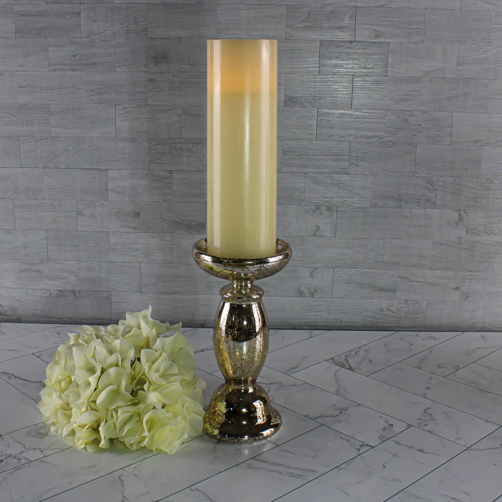 Richland Flameless LED Pillar Candles 3"x9" Ivory Set Of 6 5 Richland Flameless LED Pillar Candles 3"x9" Ivory Set Of 6 - Image 3