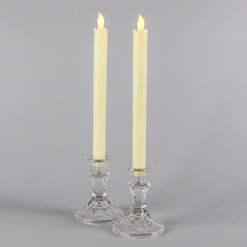 Richland Ivory LED Taper Candles 9.75" Set Of 48 3 Richland Ivory LED Taper Candles 9.75" Set Of 48