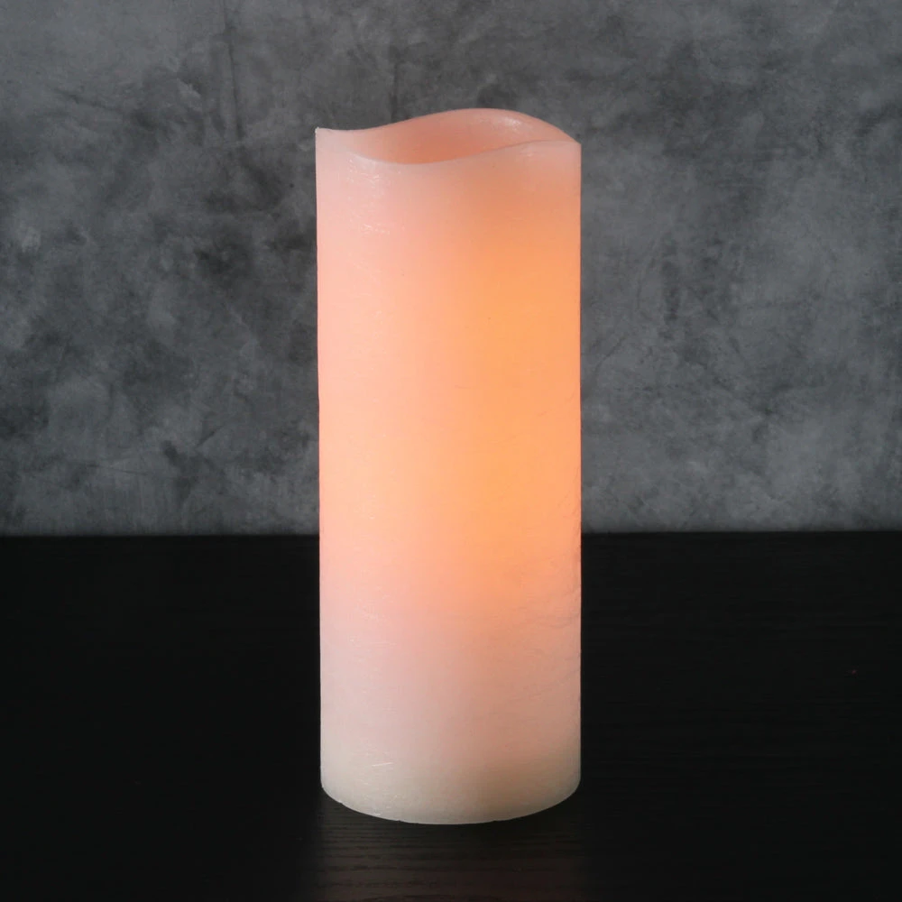 Richland 4" X 10" Large LED Pillar Candle With Wavy Top - Set Of 6 6 Richland 4" X 10" Large LED Pillar Candle With Wavy Top - Set Of 6 - Image 4