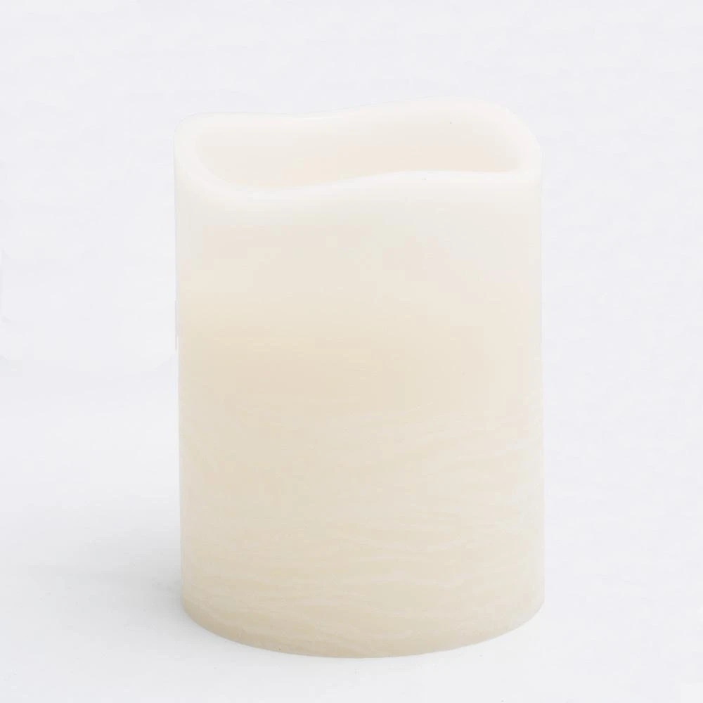 Richland LED Big Pillar Candle Ivory 6” X 8” 3 Richland LED Big Pillar Candle Ivory 6” X 8”