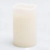 Richland LED Big Pillar Candles Ivory 6” X 10” Set Of 4