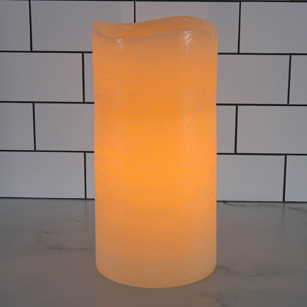 Richland LED Big Pillar Candles Ivory 6” X 12” Set Of 4 4 Richland LED Big Pillar Candles Ivory 6” X 12” Set Of 4 - Image 2