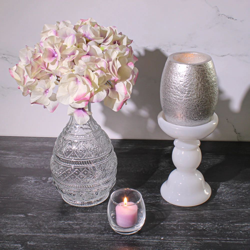 Richland Oval LED Candle Silver Metallic Set Of 12 4 Richland Oval LED Candle Silver Metallic Set Of 12 - Image 2