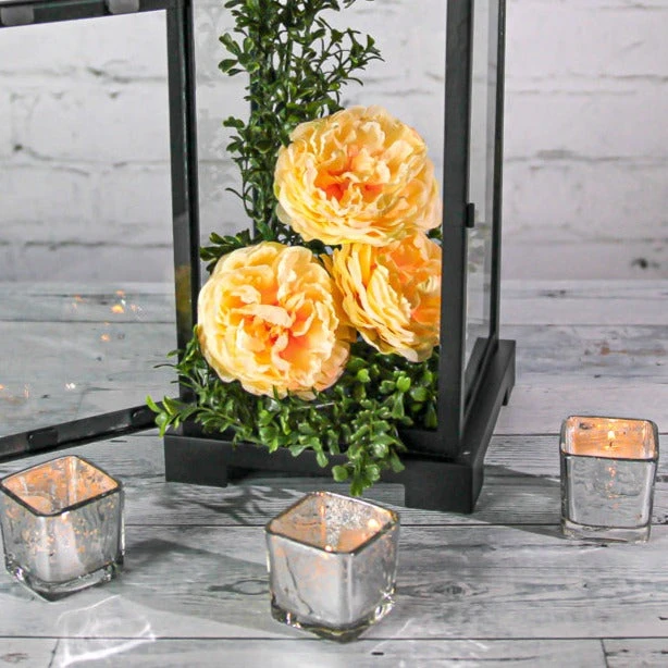 Richland Silver Mercury Square Votive Holder Set Of 12 5 Richland Silver Mercury Square Votive Holder Set Of 12 - Image 3