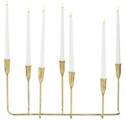 Richland Cosmos Gold Candelabra 21"