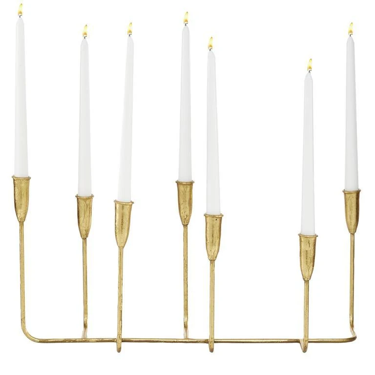 Richland Cosmos Gold Candelabra 21" 3 Richland Cosmos Gold Candelabra 21"