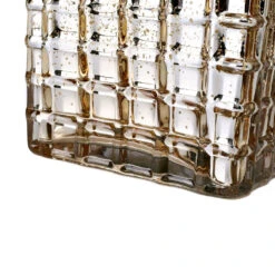 Gold Mercury Mosaic Glass Cube 4.75" - Square Vase & Candle Holder 11 Gold Mercury Mosaic Glass Cube 4.75" - Square Vase & Candle Holder -Candle Decorations 87260257059